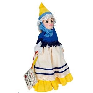 Vintage 80s Effanbee Doll Tales of Mother Goose Collection 11 Blonde Blue Eyes